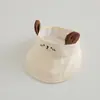 Sombrero de Bebé Otoño Corea del Sur Estilo Nuevo Lindo Dibujo Animado Protector Solar Exterior Ala Ancha Sombrero de Copa Abierta Sombrero con Protección Solar para Bebé