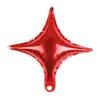 Balão de filme de alumínio estrela de quatro pontas de 10 polegadas Balão estrela de 18 polegadas Decoração de festa de aniversário Balão estrela de folha de alumínio
