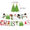 Novo Natal Design de Direitos Autorais Decoração de Cena Suprimentos Papai Noel Boneco de Neve Balão Banner Conjunto de Bandeirola