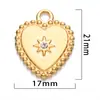 Aço Inoxidável Estilo Luxo Acessível Hidráulico Etiqueta de Diamante Pingente Pulseira Colar Brincos Banhado a Ouro 18K Acessórios para Joias DIY