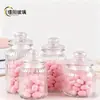 Frascos Sellados de Vidrio al por Mayor, Frascos Transparentes de Boca Ancha con Rayas Verticales para Pepinillos, Frascos para Kimchi, Frascos para Mermelada, Frascos de Almacenamiento Sellados Multifuncionales