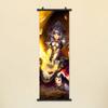 Jogo Original Deus Gan Yu Personagem Ensolarado Esculpido Eixo Pendurado Pintura Pintura Decorativa Mural Oito Deuses Cartaz da Comic-Con Pendurado Pintura Pendurada