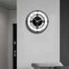 Comercio exterior transfronterizo reloj de pared redondo creativo blanco y negro caliente sala de estar dormitorio reloj acrílico reloj de pared 3D