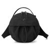 Bolso cruzado pequeño de nailon casual para mujer 2026 Nuevo Bolso redondo ligero para el día a día con cordón Bolso de mano simple Bolso de hombro
