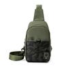 Bolso de pecho de camuflaje para hombre, estilo coreano, para ir al trabajo, al por mayor, nuevo bolso de hombro de moda, bolso de mensajero con múltiples compartimentos
