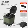 Inodoro portátil para coche de exterior, inodoro plegable móvil para adultos, asiento de inodoro antiolor para adultos, para camping y emergencias