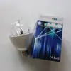 Lâmpada LED colorida rotativa 3W bola mágica colorida pequena lâmpada de cor luzes de palco domésticas luzes coloridas luzes de bar KTV dj