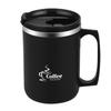 Taza Portátil con Soporte Amazon Transfronterizo Taza Termo Simple 304 Taza de Acero Inoxidable de Doble Capa