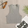 Spot Explosions Jaqueta de Yoga Esportiva Nylon Fitness Running Absorção de Umidade Respirável Sem Costura Malha Colete Pequeno