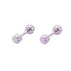 Versión coreana de pendientes de rosca redonda con diseño de flor de ciruelo en plata esterlina S925, joyería de moda para hombres y mujeres, venta al por mayor