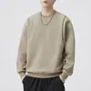 Moletom de algodão com espiga de trigo vintage de alta qualidade para homens, marca da moda, estilo primavera e outono, blusa casual solta de trabalho pesado americana, jaqueta masculina
