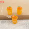 Nueva Agua Mineral con Gas Naranja Hecho a Mano DIY Pegamento de Crema Joyería de Resina Accesorios Colgantes Adornos Decorativos