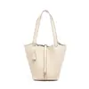Bolsa de Mão, Bolsa de Ombro, Couro Genuíno de Camada Superior de Couro Bovino Feita Sob Medida, Grande Capacidade, Sensação de Alto Padrão, Bolsa Saco de Nicho para Mulheres