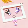 5525 # Chaveiro de Desenho Kuromi de Chá com Leite, Decoração de Bolsa, Pequeno Presente da Temporada de Formatura