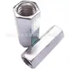 Venta Directa de Fábrica Tuerca Hexagonal Extendida Galvanizada Tuerca de Conexión Tuerca de Junta Redonda Extendida M6-M16