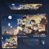 Alfombrilla de ratón extragrande, alfombrilla de escritorio de oficina de anime para teclado, alfombrilla pequeña de escritorio para ratón de teclado de computadora 2D, en stock