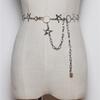 Cadena de cintura con forma de estrella para mujer, cinturón de falda de uniforme jk a juego, cadena de pantalones de metal, estilo Harajuku coreano, cinturón de falda de moda
