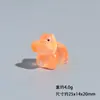 Figurillas de Animales Hipopótamo Pequeño de Resina Luminosa 3D Accesorios DIY Decoración de Escritorio de Coche Adornos Pequeños Venta al por Mayor