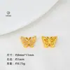 Acessórios DIY Tradicionais Banhados a Ouro Pingente Borboleta de Zircônia Gato Quadrado Contas Espaçadoras Contas Soltas Materiais e Componentes para Joias