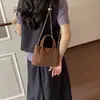 Bolso Simple Estilo Coreano para Mujer 2026 Nueva Moda Bolso de Hombro Color Sólido Versátil Moda Bolso Cruzado Pequeño