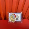 Ano do Cavalo Pingente de Cavalo Dourado Chaveiro Fofo Desenho Animado Pônei Pingente Decoração Presente Venda por Atacado