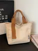 Bolsa de Lona de Alta Apariencia para Mamás, Bolso de Mano 3D Simple y Compacto para Salidas, Bolsa para el Almuerzo Engrosada para Viajes Diarios y el Trabajo