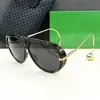 1273 Moda Transfronteriza Europea y Americana Ins Gafas de Sol Estilo Aviador Baojia Bo Vacaciones Gafas de Sol Unisex Protección Solar para Fiesta