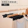 Percha de Madera Maciza con Esponja para Suéteres, Percha de Madera Antideslizante para Ropa de Lana, Percha para Tienda de Ropa, Tendedero