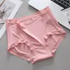 Ropa interior de mujer de Modal Verano Cintura Alta Transpirable Sin Costuras Algodón Antibacteriano en la Entrepierna talla extra chica gordita Braguitas para Niñas