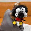 Elástico de Cabelo Vermelho Acessório de Cabelo Elástico de Cabelo Mickey Bolinhas Mickey de Corpo Inteiro Estiloso Novo Mickey Flor na Bunda Elástico de Cabelo