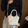 Bolsas tejidas muy elegantes y únicas para mujer, nuevas y modernas bandoleras de moda 2026, bolsos sencillos, bolsos tipo cubo