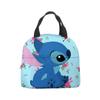 Bolsa de almuerzo con diseño de estrella de Stitch, lonchera de dibujos animados de Stitch para bebé, bolsa de picnic de papel de aluminio, lonchera portátil, bolsa de hielo