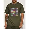 Camiseta Retro Mixtape 80s Cinta de Cassette en Blanco 1980s 90s Música