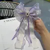 Nuevo Pasador de Perlas Estilo Chino con Pedrería de Perlas, Flor para el Cabello de Moda con Lazo, Pinza de Resorte Larga con Borla para Accesorios del Cabello de Mujer