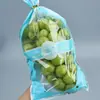 Bolsa Conservadora Fresca Uva Rey Rosa Sol Bolsas Desechables para Frutas Empaque Anti-Niebla Bolsas Transparentes Pe para Empaque de Uvas