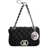 Mini Billetera de Cadena Pequeña Bolsa de Basura para Mujeres 2025 Nueva Mini Pequeña Bolsa con Colgante de Fragancia Bolsa Pequeña Cf Bolsa de Labial