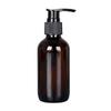 Frasco Boston Marrom Frasco Spray Marrom para Álcool Frasco Spray Pressão Frasco para Álcool em Gel Frasco com Conta-Gotas de Cabeça de Plástico Marrom à Prova de Luz