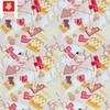 Tela de algodón lisa estampada con patrón geométrico para otoño e invierno, vestido camisa para mujer, tela para embalaje de bolsas, venta al por mayor