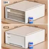 Caixa de armazenamento de plástico tipo gaveta de instalação gratuita, caixa de armazenamento de guarda-roupa doméstico, caixa de armazenamento de roupas combinadas multicamadas, atacado