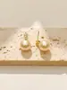 Pendientes Sencillos de Perla y Circonita, Pendientes Versátiles de Lujo Ligero, Pendientes de Alta Gama para Mujer
