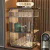 Estante de Almacenamiento de Tazas a Prueba de Polvo Lujo Ligero Alto Valor Apilable Transparente Sala de Estar Oficina Escritorio Gabinete Soporte para Tazas