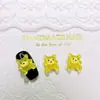 Nuevos Accesorios para Uñas Serie Oso Transparente de Dibujos Animados, Lindos Animales de Color Sólido Tridimensionales para Uñas y Cabello, Accesorios de Resina