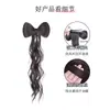 Moño de Cinta Cola de Caballo Semi-Atada Pasador de Plumas Rodete Pinza de Pato Pinza de Garra Mechón de Cabello Rodete Peluca Estilo Princesa
