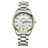 Reloj Serie 8343 Calendario Dual Correa de Acero para Mujer, Reloj de Nicho, Suministro Transfronterizo, Reloj Personalizado, Fábrica de Relojes