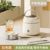 Lonchera Térmica, Cubeta Térmica de Gran Capacidad, Conveniente con Arroz, Lonchera Compartimentada de Acero Inoxidable 304 para Estudiantes y Trabajadores de Oficina