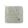 Toalla cuadrada de vellón coral personalizado para lavado facial, toalla pequeña para niños, para el hogar, para colgar, absorbente, para manos, toalla de cocina