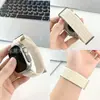 Adecuado para Apple Watch, correa de nailon de dos secciones transpirable tipo nube, pulsera de repuesto unisex