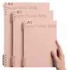 Cuaderno de Hojas Sueltas B5 Cuaderno Desmontable Diario Engrosado Ins Bloc de Notas para Estudiante Universitario Cuaderno de Espiral Estilo Ins