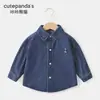 Liquidación de CamisetasKaka Panda Ropa Infantil Camisas de Manga Larga para Niños y Niñas Bebé Tops de Primavera y Otoño
