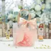 Bolsa de Presente para o Dia Internacional da Mulher Transfronteiriça Pequena de Luxo Transparente Lembrança Bolsa de Mão Caixa Simples para Embalagem de Presente